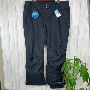 Columbia NWT 2X black snow pants